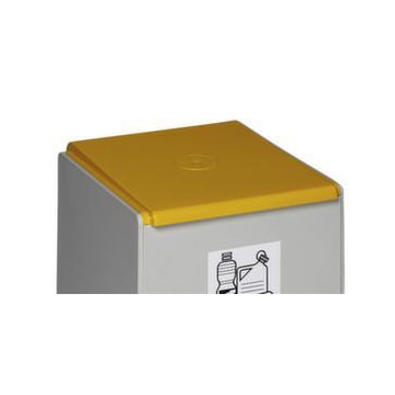 Deckel, f. Wertstoff-Sammelbox 60l, Polystyrol, gelb, Aufpreis