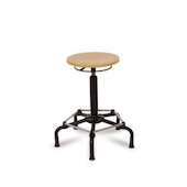 Hocker,Sitz H 500-630mm,Sitz Buche,Gestell schwarz,Lift schwarz,Gleiter