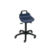 Hocker,Sitz H 500-630mm,Sitz blau,Gestell schwarz,Lift schwarz,Rollen