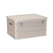 Alu-Transportkiste, HxLxB 410x788x588mm, 156l, Wände geschlossen