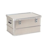 Alu-Transportkiste, HxLxB 350x655x435mm, 80l, Wände geschlossen