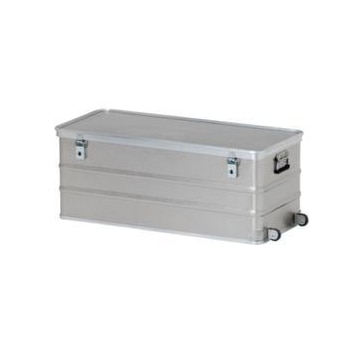 Alu-Rollbox, HxLxB 403x1055x450mm, 150l, alu-natur, Wände geschlossen