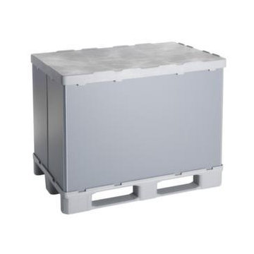 Paletten-Faltbox, HxLxB 940x1200x800mm, 675l, Auflast 500kg, PP