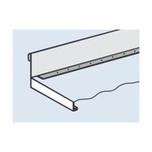 Schüttgutleiste, f. Steckregal, HxB 100x1000mm, Stahl verzinkt