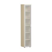 Büroschrank, HxBxT 2160x400x420mm, 5xHolzboden, 6 OH, Korpus Ahorn