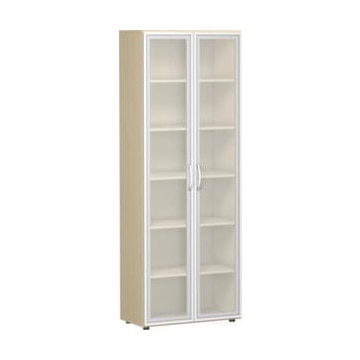 Büroschrank, HxBxT 2160x800x420mm, 5xHolzboden, 6 OH, Korpus Ahorn