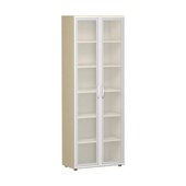 Büroschrank, HxBxT 2160x800x420mm, 5xHolzboden, 6 OH, Korpus Ahorn