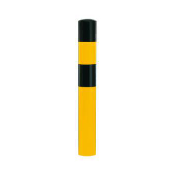 Rammschutzpoller,f. außen,HxØ 1200x159mm,Stahl,gelb/schwarz,z. Aufdübeln