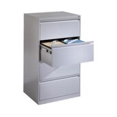 Hängeregistraturschrank, HxBxT 1357x787x590mm, 4 HR-Auszüge, zweibahnig