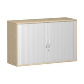 Querrollladenschrank,HxBxT 770x1200x430mm,1xHolzboden,Dekor Korpus Ahorn