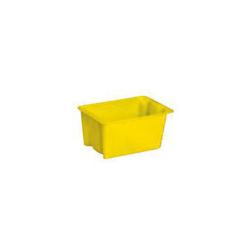 Drehstapelbehälter, HxLxB 150x300x200mm, 6l, PP, gelb, Wände geschlossen