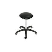 Hocker, Sitz H 490-680mm, Sitz Kunstleder schwarz, Gestell schwarz