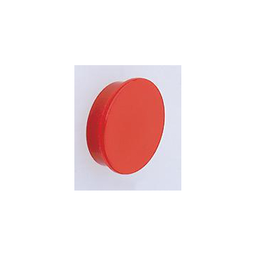 Magnet,f. Lochplatte,rund,10-teilig,rot