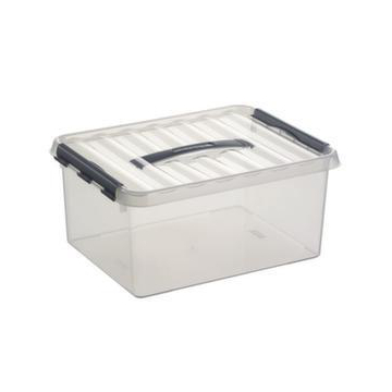 Aufbewahrungsbox, stapelbar, HxLxB 140x400x300mm, 12l, PP, transparent