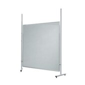 Trennwand,f. Büro-Trennwand,Whiteboard,HxB 1200x1200mm,Wand Stahl,weiß