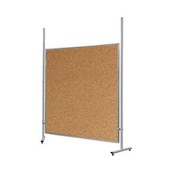 Trennwand, f. Büro-Trennwand, Kork, HxB 1200x1200mm, Wand Kork, braun