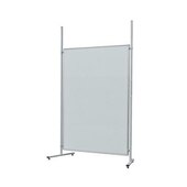 Trennwand,f. Büro-Trennwand,Whiteboard,HxB 1500x1200mm,Wand Stahl,weiß