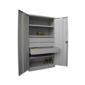 Systemschrank, HxBxT 1950x1040x630mm, 3xStahlboden, 3 Schublade(n)