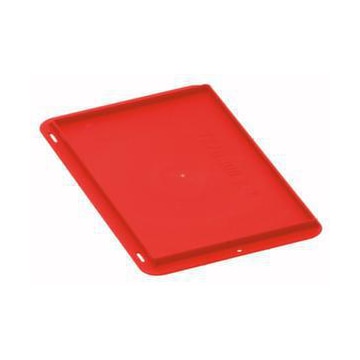 Auflagedeckel,PP,f. Euronormbehälter,f. Behälter LxB 600x400mm,Farbe rot