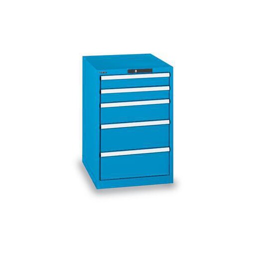 Schubladenschrank Hxbxt 850x564x725 Mm 5 Schubladen Tragl 75 Kg Va Key Lock