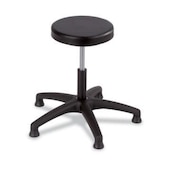 Hocker,Sitz H 400-530mm,PU-Schaum-Standardsitz schwarz,Gestell schwarz