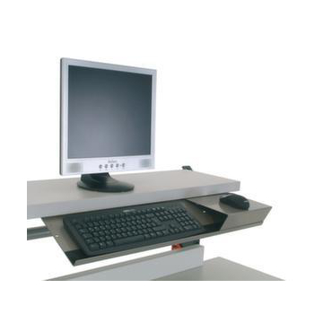 Tastatur- und Mausablage, f. Packtisch, HxBxT 20x760x210mm
