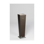 Standascher,HxBxT 1100x310x310mm,Stahl,Korpus braun,Pyramidenstumpfform