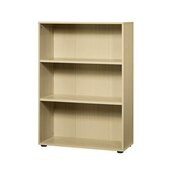 Büroregal, HxBxT 1270x800x400mm, 2xHolzboden, 3 OH, Korpus Ahorn