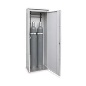 Gasflaschenschrank, f. 2xØ 220mm Flasche, HxBxT 2150x700x400mm, m. Dach