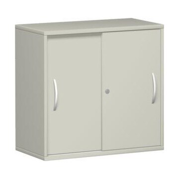 Schiebetürenschrank,HxBxT 720x800x425mm,1xHolzboden,2 OH,Korpus lichtgrau