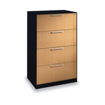 Hängeregistraturschrank,HxBxT 1310x800x435mm,4 HR-Auszüge,zweibahnig