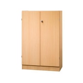 Büroschrank, HxBxT 1270x800x420mm, 2xHolzboden, 3 OH, Korpus Buche