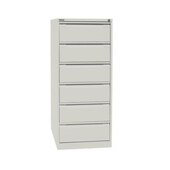 Karteikartenschrank, HxBxT 1321x568x622mm, zweibahnig, 6 Schublade(n)