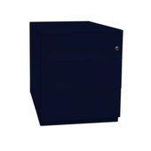 Rollcontainer, HxBxT 495x420x565mm, Korpus oxfordblau, Front oxfordblau