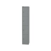 Schließfachschrank, HxBxT 1802x305x305mm, 1x4 Fächer, Zyl.-Schl.