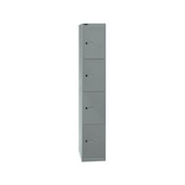 Schließfachschrank, HxBxT 1802x305x457mm, 1x4 Fächer, Zyl.-Schl.