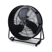 Trommelventilator, HxBxT 930x890x300mm, 3 Flügel, Stahl, schwarz