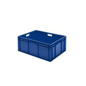 Euronorm-Stapelbehälter, HxLxB 320x800x600mm, 127l, PP, blau