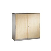 Schiebetürenschrank,HxBxT 1310x1200x440mm,2xStahlboden,3 OH