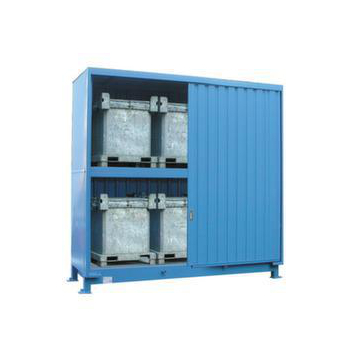 Gefahrstoff-Regalcontainer,max. 6xKTC/IBC,HxBxT 3660x3500x1450mm