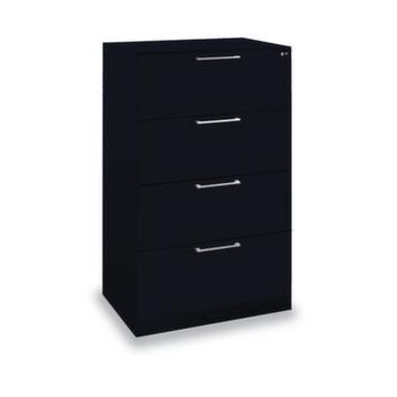 Hängeregistraturschrank,HxBxT 1300x800x600mm,4 HR-Auszüge,zweibahnig