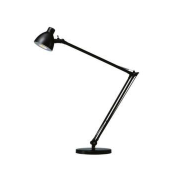 LED-Tischleuchte, warmweiß, F, Kopf/Arm neigbar, Arm L 840mm, Standfuß