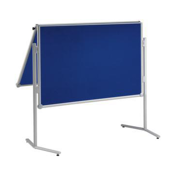 Moderationstafel,HxB 1950x1200mm,Tafel HxB 1500x1200mm,Tafel Textil,blau
