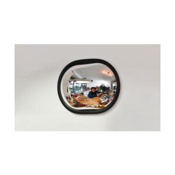 Raumspiegel, HxB 275x365mm, Spiegel Acrylglas, Rahmen schwarz