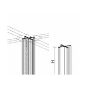 Winkelverbindung 4x90°, H 400mm