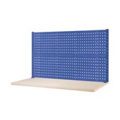 Lochplatte, f. Werkbank, HxB 700x2000mm, taubenblau