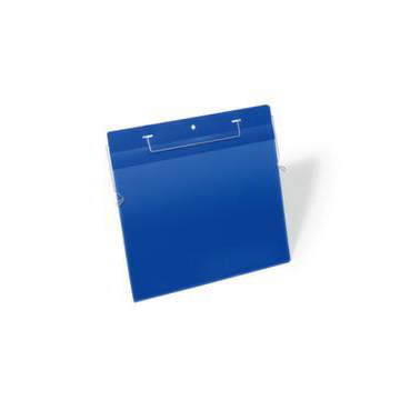 Sichttasche,DIN A4,quer,HxB 225x311mm,Drahtbügel,PP,blau/transparent