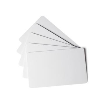 Ausweiskarte, f. Plastikkartendrucker, HxB 53, 98x86, 6mm, 0, 5mm, weiß