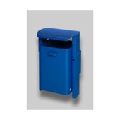 Abfallbehälter, f. außen, 40l, HxBxT 690x420x350mm, Wand/Pfosten