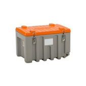 Aufbewahrungsbox, HxBxT 530x800x600mm, 150l, PE, grau/orange